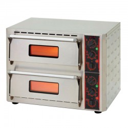 Four à pizza quartz infrarouge - 2 chambres - 400 V - 18424