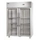 SOFRACOLD - Armoire vitrée GN 2/1 inox positive - 1400 L - AT1400PV