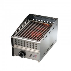 Wood steak grill gaz - L 400 mm