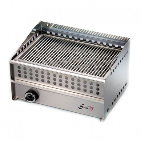 Wood steak grill gaz - L 550 mm