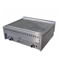 Wood steak grill gaz double - L 780 mm