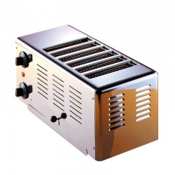 Toaster grille-pain vertical pro inox faible encombrement et rapide pour  burger et sandwich - Tom Press