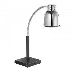 Lampe chauffante sur pied - Noire - 230 V - 24000BN