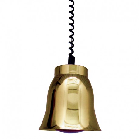 Lampe chauffante suspendue - Infra-rouge - Prestige - Cuivrée jaune - 230 V - 33002JAC