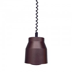 Lampe chauffante suspendue - Infra-rouge - Basic - Cuivrée noire - 230 V - 33012S