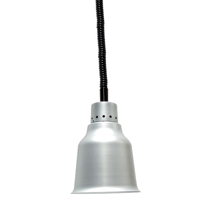 Lampe chauffante suspendue - Infra-rouge - Basic - Alu brossé