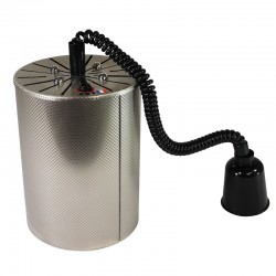 Lampe chauffante suspendue - Infra-rouge - 230 V - Longueur mini à maxi - 800 à 1800 - Le tube - 64°C - 33002INOX