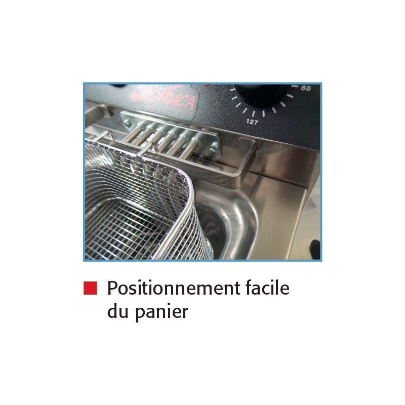 Friteuse Commerciale, friteuse électrique à Double sonde à température  contrôlée, Acier Inoxydable, friteuse Grande capacité 12L/24L/16L/32L  Facile à