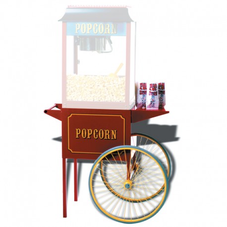 Chariot pour machine à pop-corn
