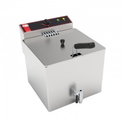 Friteuse électrique à poser - SOFRA-FRYERS® - 1 cuve de 12 L - SOFRAFRY12L