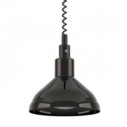 Lampe chauffante suspendue - Infra-rouge - Nickel noir laquée - 230 V - 3302RNN
