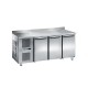 SOFRACOLD - Table réfrigérée positive GN 1/1 avec dosseret - 3 portes - Prof 700 mm - Groupe à gauche - TRG3P-GG
