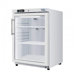 SOFRACOLD - Armoire réfrigérée positive - Finition blanche - Porte vitrée - 200 L - AE201PVW