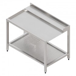 Table pour lave-vaisselle à capot - Prof. 700 mm - Accroche à gauche - TLSG70