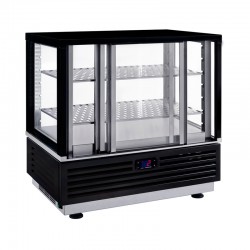 Vitrine réfrigérée de comptoir - 60 L - Noire - VR600N Vitrine réfrigérée de comptoir - 60 L - Noire - VR600N