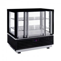 Vitrine chauffante de comptoir - 60 L - Noire - VC600N Vitrine chauffante de comptoir - 60 L - Noire - VC600N