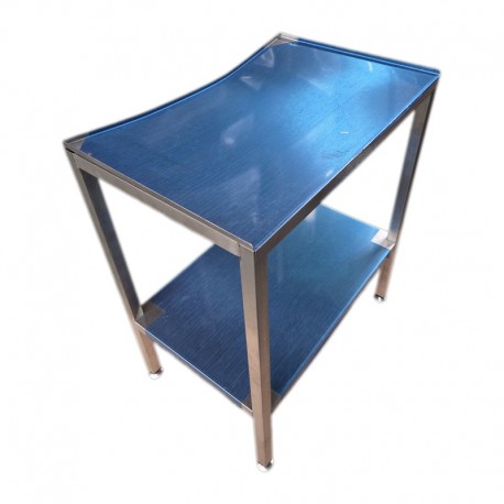 Table en INOX pour friteuse 2 cuves - TF2