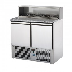 SOFRACOLD - Mini table GN 1/1 - Prof. 700 - 2 portes - 210 L - TPZM2-2