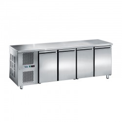 SOFRACOLD - Table réfrigérée positive GN 1/1 - 4 portes - Prof 700 mm - Groupe à gauche - TRG4PSD-GG-2