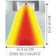 Rampe chauffante infrarouge - L 610 mm - 230 V - Sans régulateur - 33062S