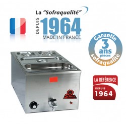 Bain-marie GN 1/1 avec vidange - Gamme Tradition - 21 L - 230 V - 21132