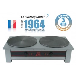 Crêpière électrique - 2 plaques - Diamètre 350 mm - 230 V - 20102