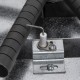 Crêpière gaz carrée professionnelle à usage intensif - Version simple - Diamètre 40 mm - CR1CG40