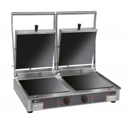 Grill vitrocéramique double - Plaques lisses - 10232VLL