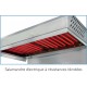 Salamandre électrique - 400 V - Plafond fixe - Résistances blindées - 24084